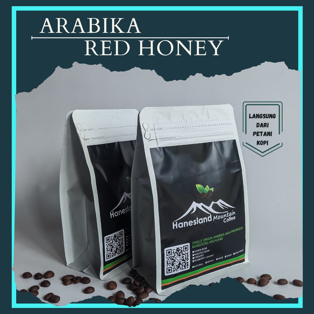 Jual Arabica Coffee 250 gr Asli Hanesland Mountain Grade 1 | Shopee ...