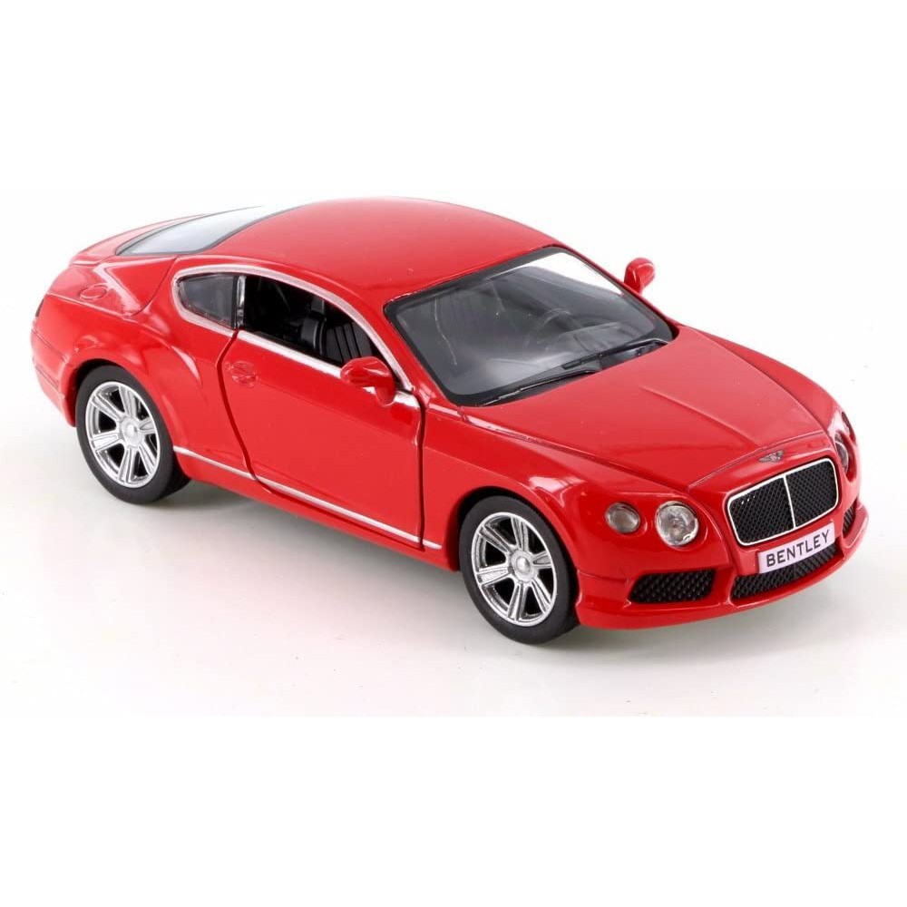 Modellino Auto RMZ City Bentley Continental GT Scala 1:32 | Diecast Metallo Blu, Lunghezza 12 Cm, Licenza Ufficiale