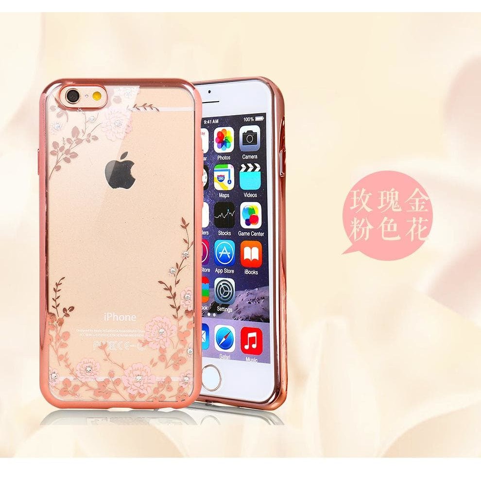 Jual Exlusive Iphone S Flower Soft Case Casing Cover Sarung Silikon Mewah Unik Termurah