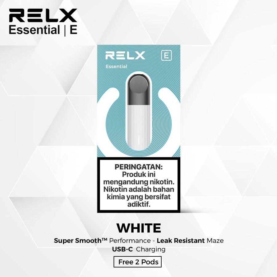 Jual RELX Essential Device - White. Compatible with RELX Pod Pro ...
