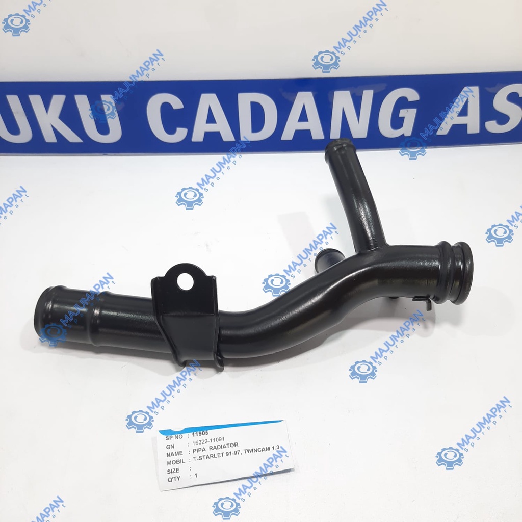 Jual Pipa Air Radiator Pipa Bypass Toyota Starlet Kapsul Bakpau 91-97 ...