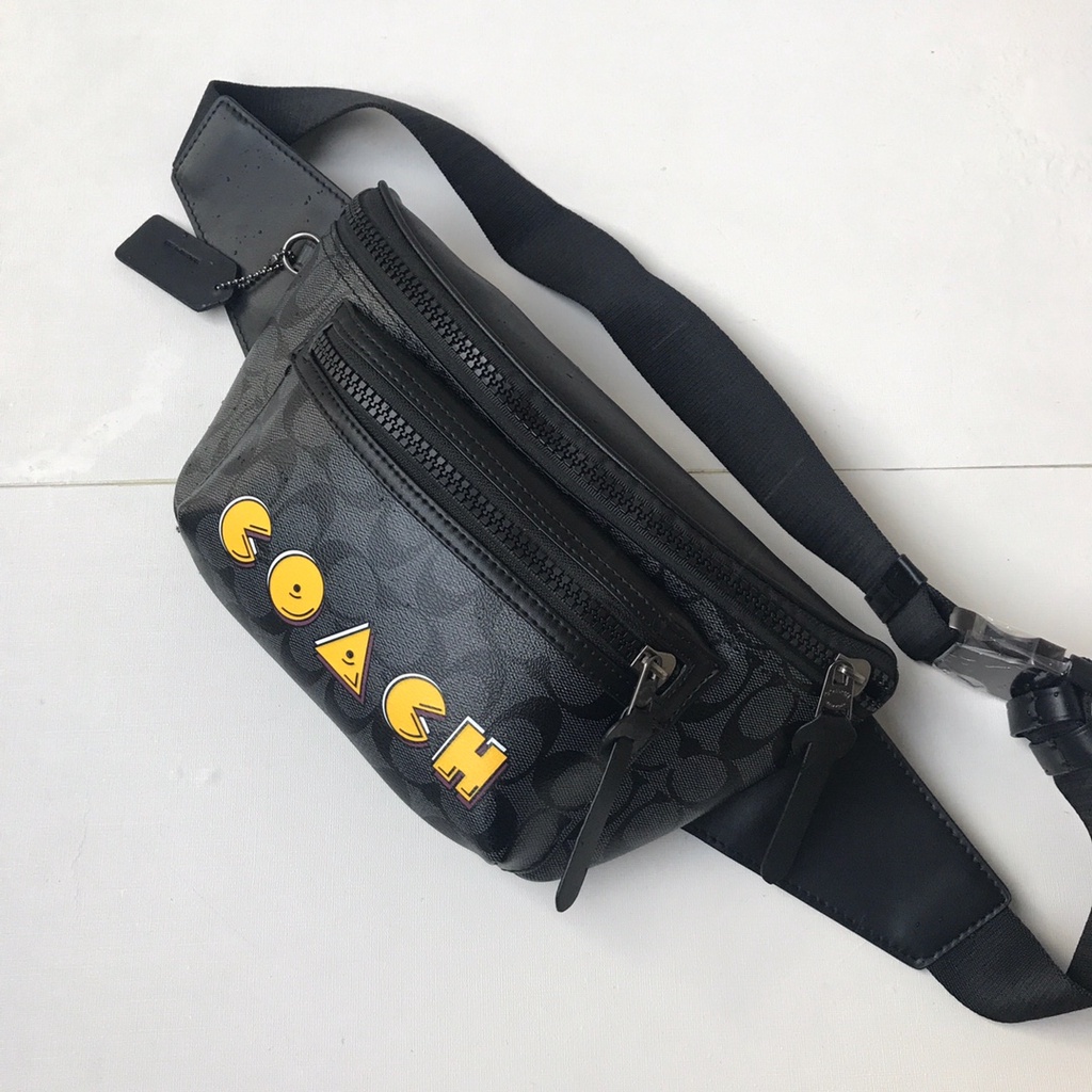 Coach pac man waist bag best sale