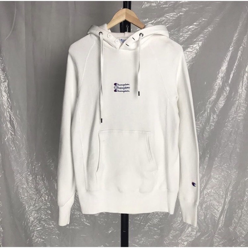 Champion triple outlet script hoodie