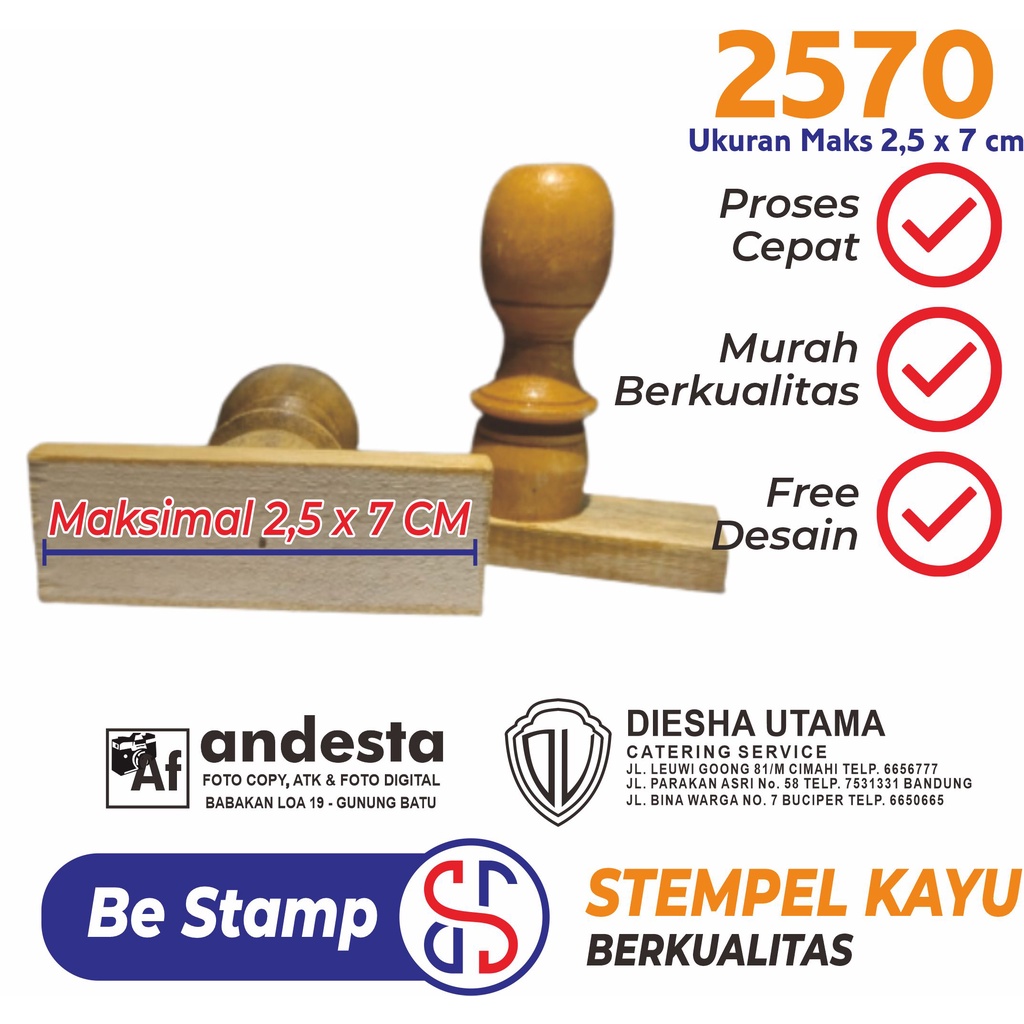 Jual Cetak Stempel Kayu Murah Berkualitas Shopee Indonesia