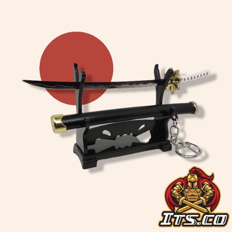 Jual Keychain Pedang Nichirin Kimetsu no Yaiba Demon Slayer Tanjiro