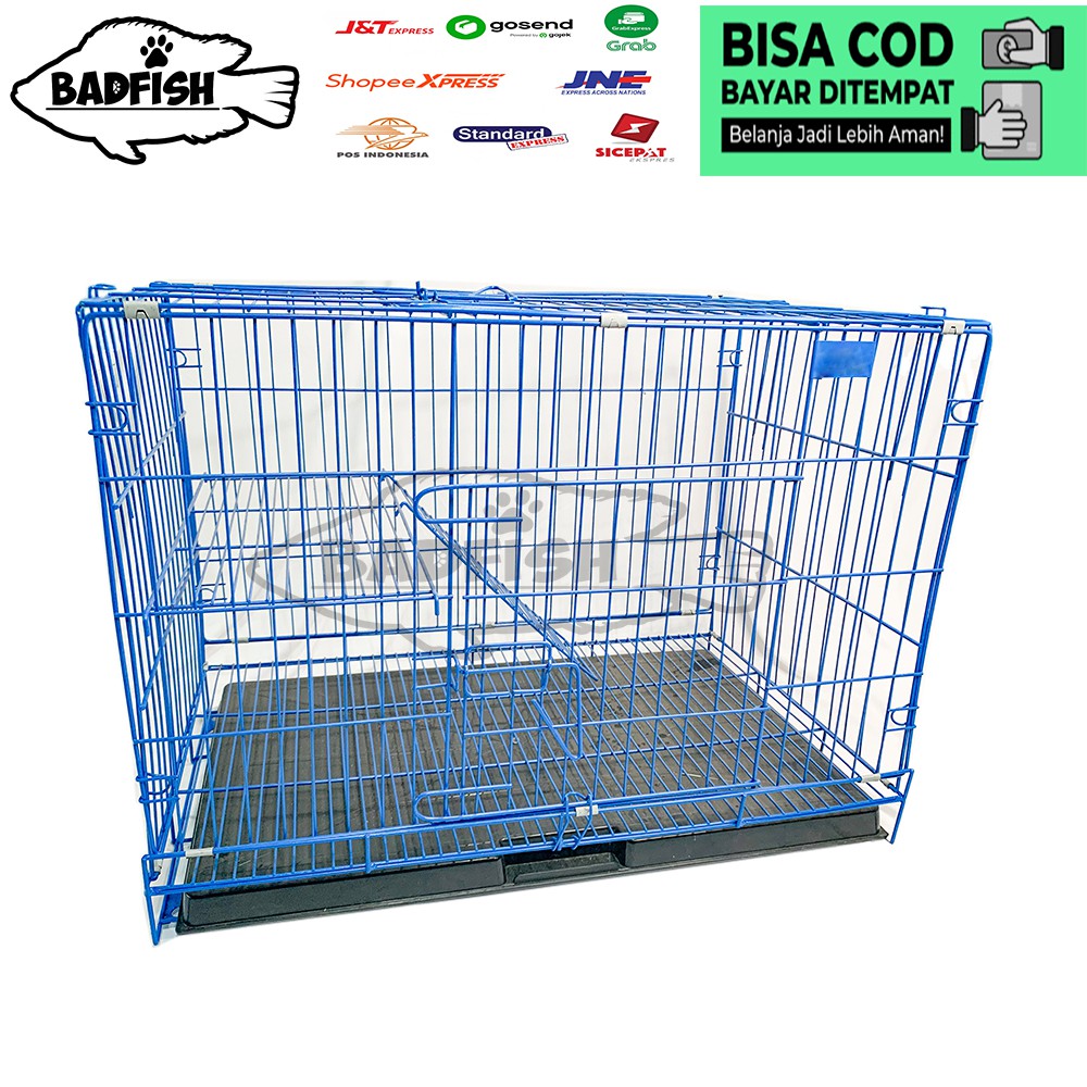 Jual KANDANG KUCING ANJING LIPAT Besi Lipat 60 X 50 X 43 TINGKAT Shopee Indonesia