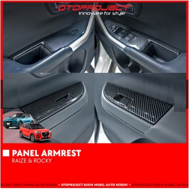 Jual PANEL ARMREST RAIZE ROCKY CARBON | Shopee Indonesia