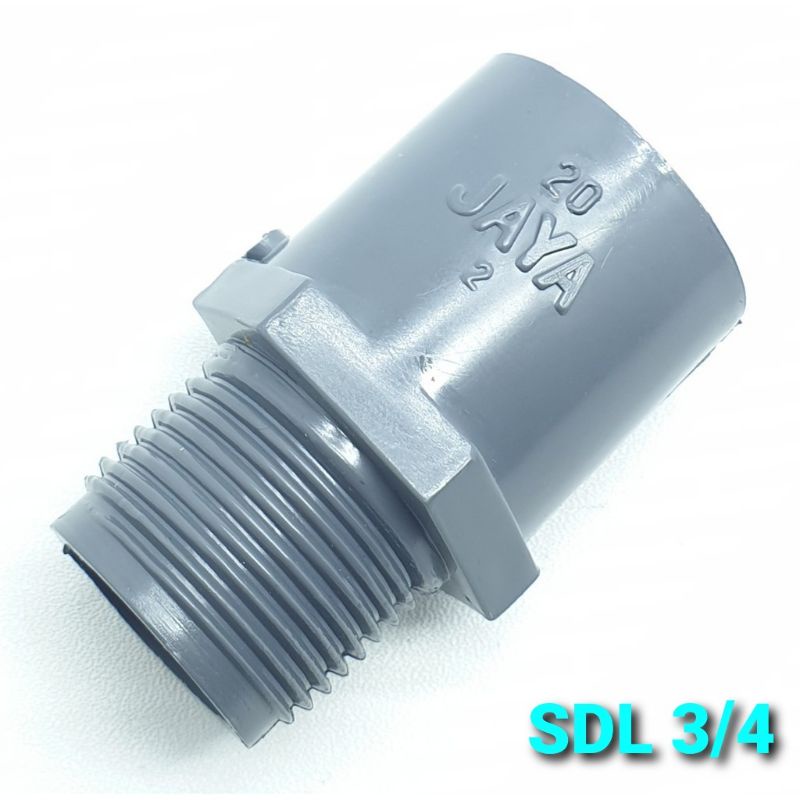 Jual Sok Drat Luar SDL 3/4 Inch Fitting Pipa PVC Jaya TS Original