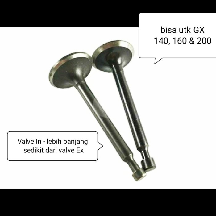 Jual Produk Lainnya Nic Klep Api Minyak Gx Valve In Ex Hp Intake Exhaust Honda