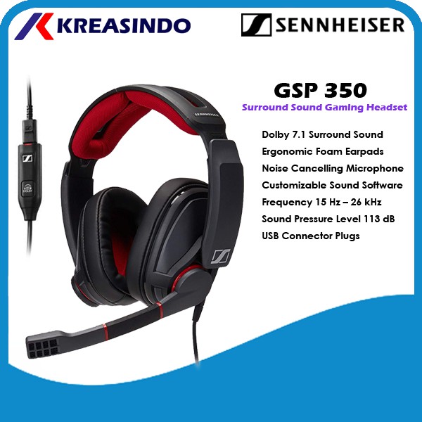 Sennheiser gsp 350 online surround sound gaming headset