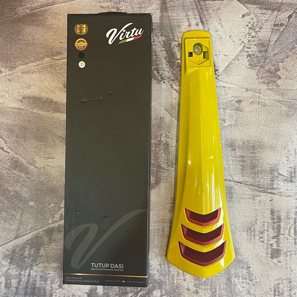 Jual Dasi horn cover Virtu yellow glossy for Vespa Sprint Primavera