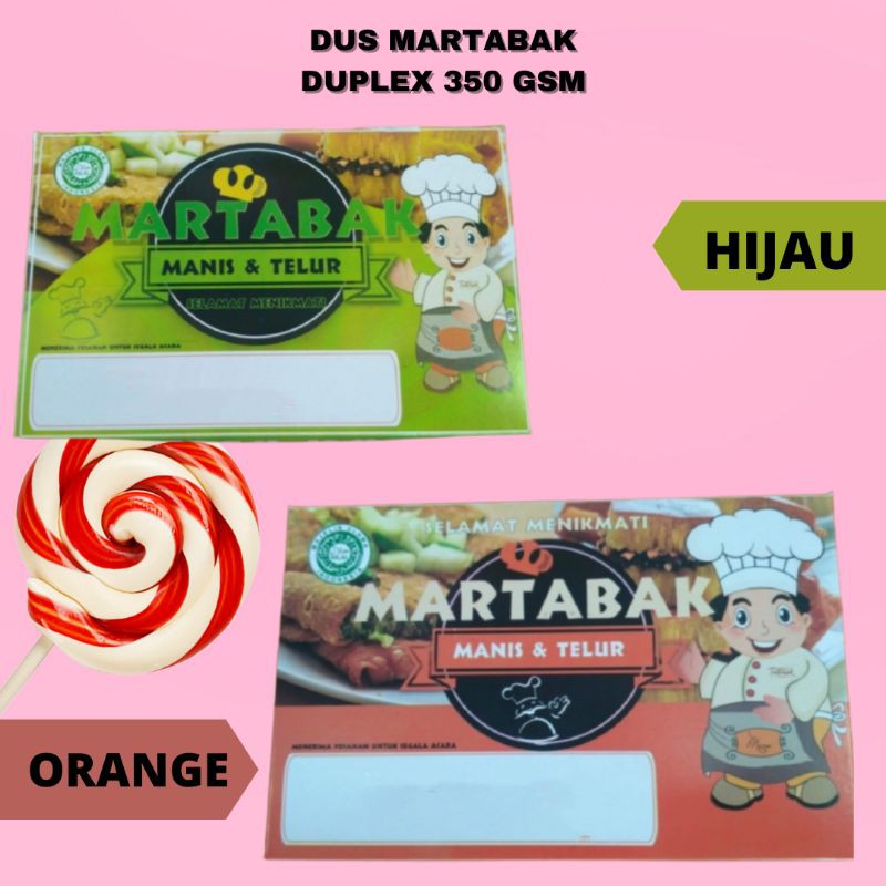 Jual Box Martabak Dus Martabak Uk 21x13 5 Cm Isi 100 Lembar