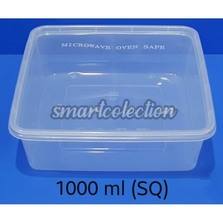 Jual BANYAK DISKON!!! MICROWAVE OVEN SAFE / Kotak Thinwall Uk 1000 ml