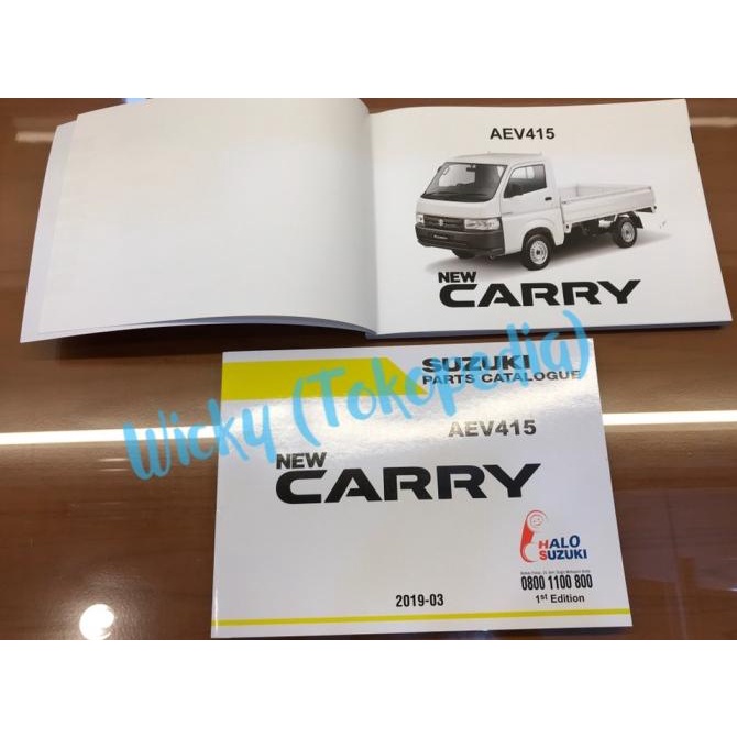 Jual Buku All New Carry 2019 Katalog Sparepart Original Suzuki Asli Sgp ...