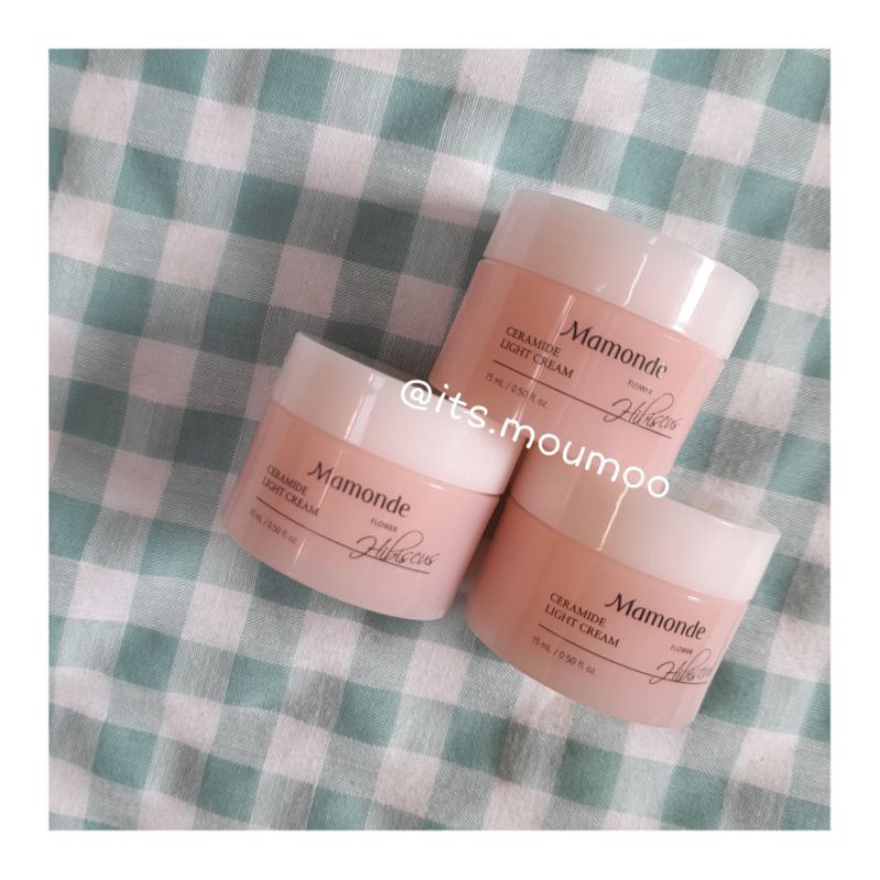 Jual Mamonde Ceramide Light Cream 15ml Shopee Indonesia