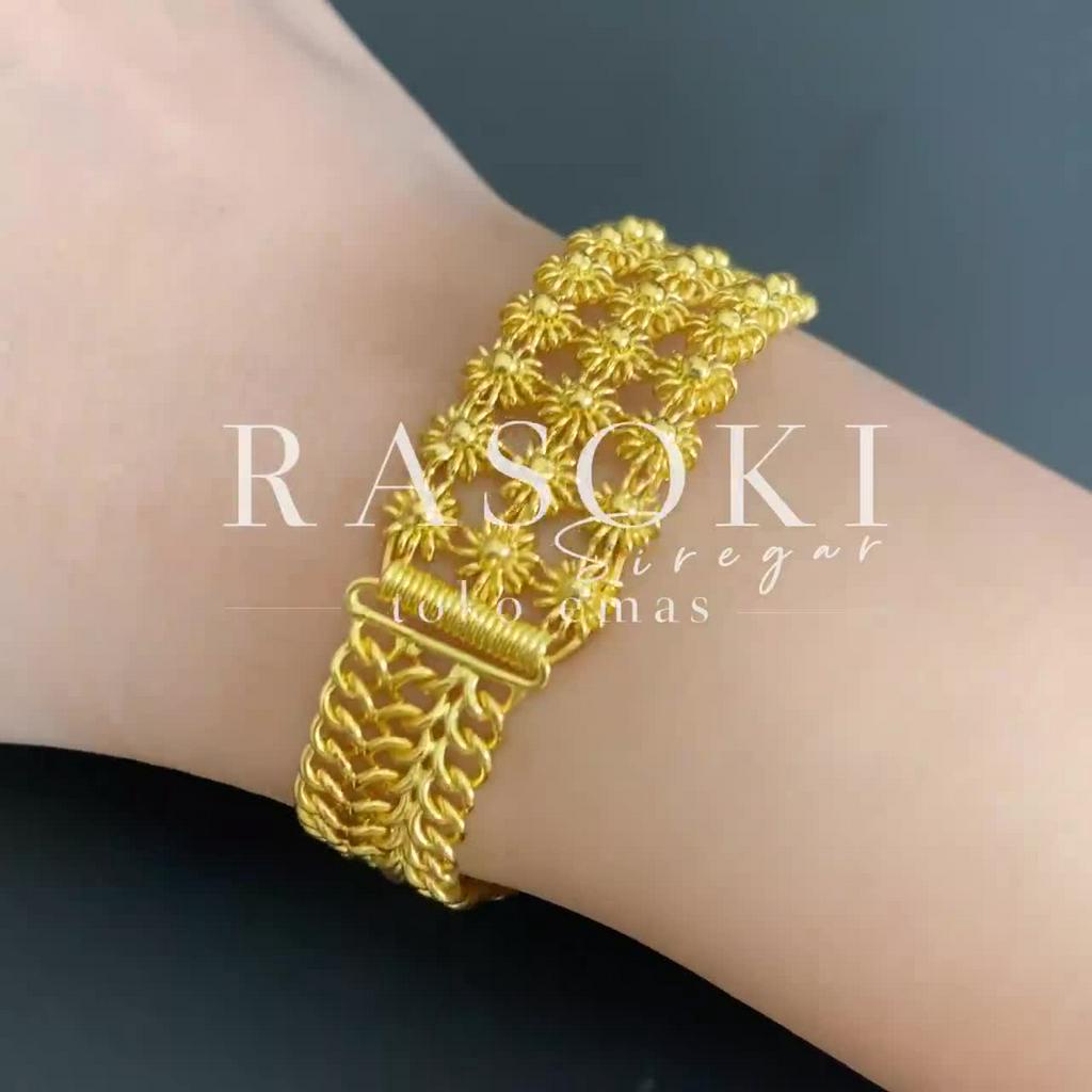 Jual GELANG EMAS 30 GR EMAS 24 LM LONDON 99,9% | TOKO MAS RASOKI ...