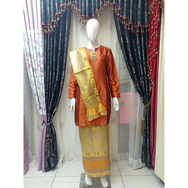 Jual Baju Kurung Songket Selendang Kebaya Kurung Songket Baju Kurung