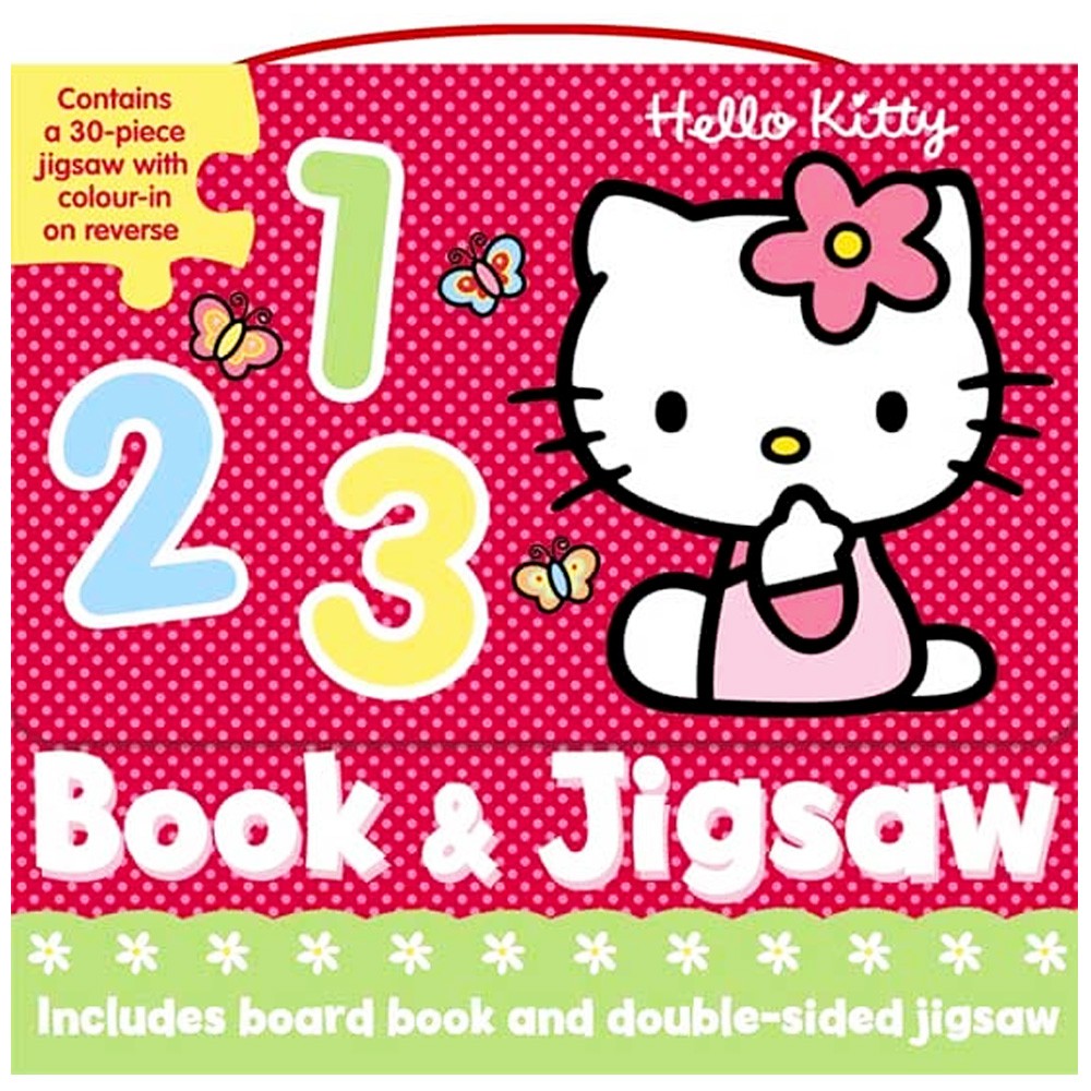 Jual Hello Kitty 123 Book & Jigsaw (includes board book and 30-piece ...