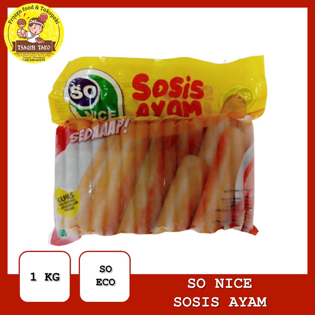 Jual Promo Sonice Sosis Ayam Kg Isi Pcs Shopee Indonesia