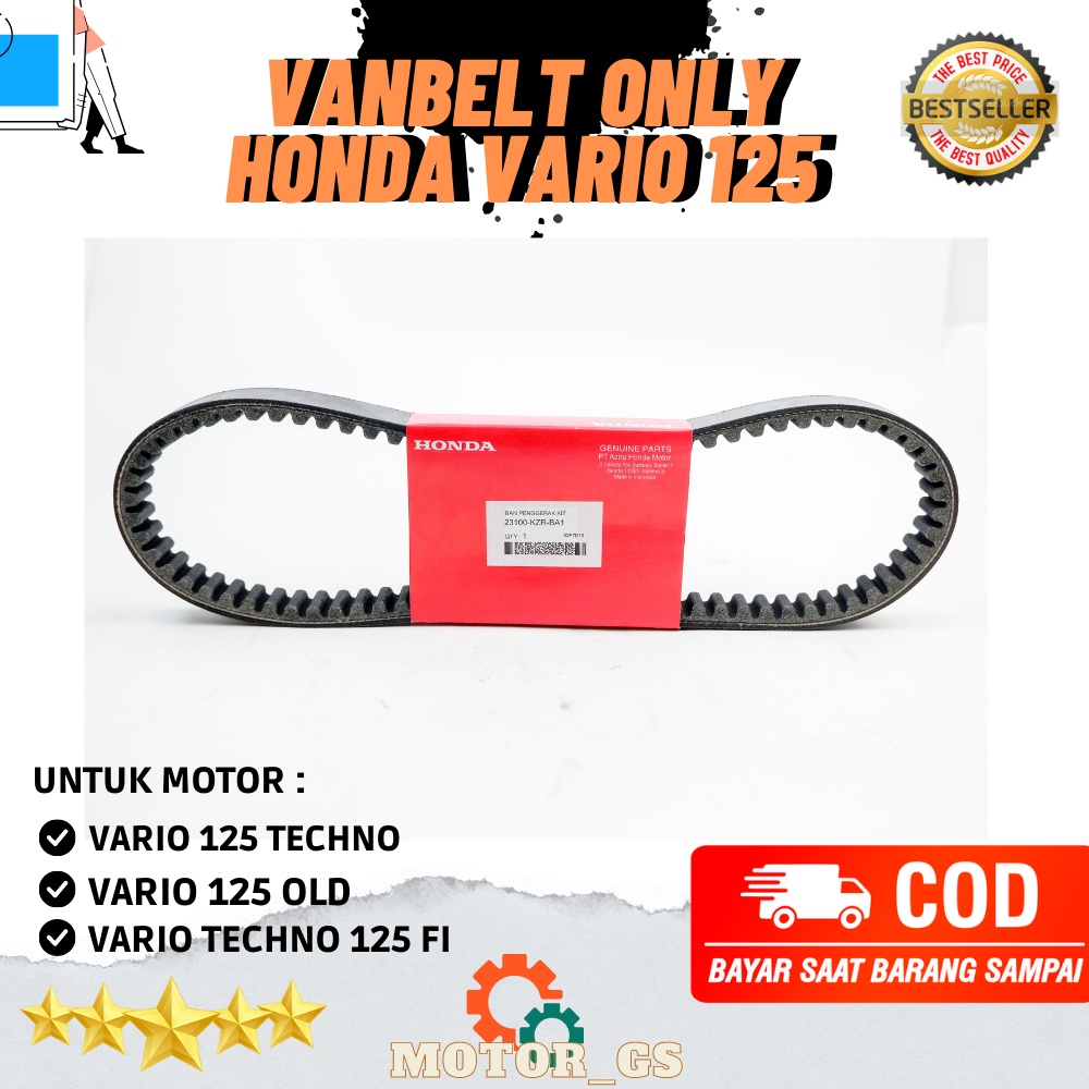 Jual Van Belt V Belt Vario 125 Old Lama Tanpa Roller 23100KZR601