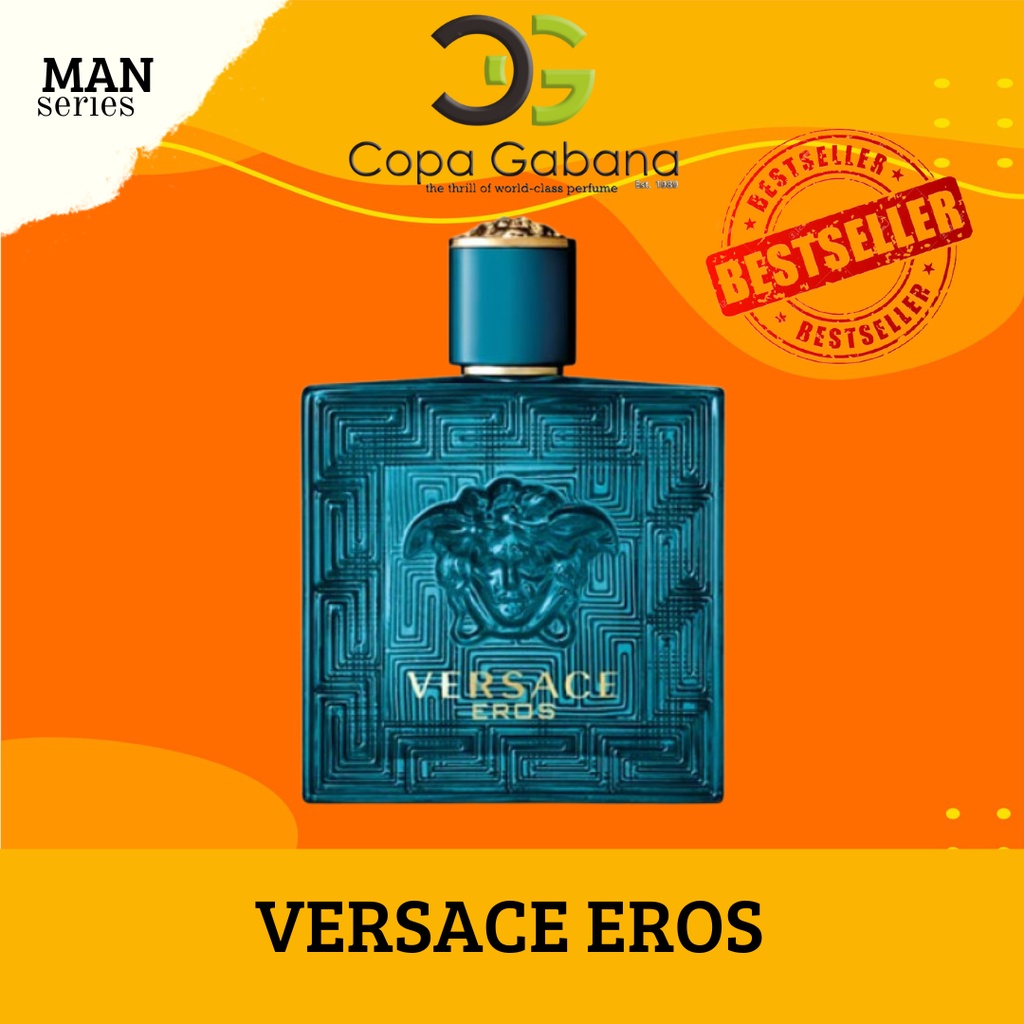 Jual Versace Eros by Versace 100ml parfum untuk pria setia Shopee