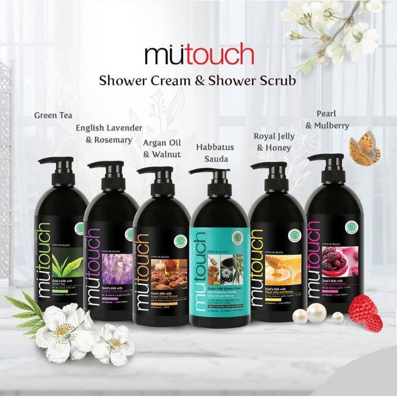 Jual MuTouch Goat Milk Shower Cream | Shopee Indonesia