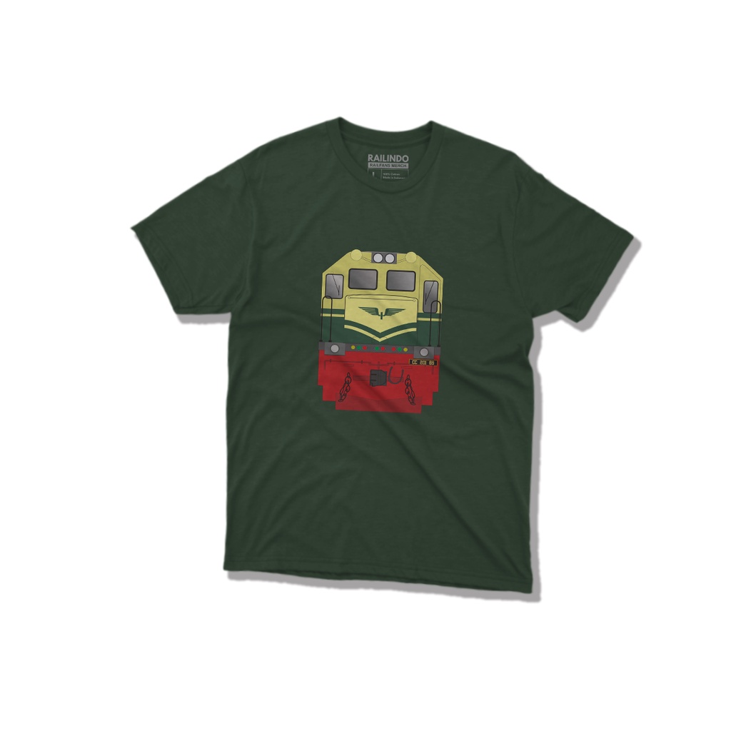 Jual Railindo Kaos Dewasa Kereta Api Lokomotif Cc201 Spesial Livery