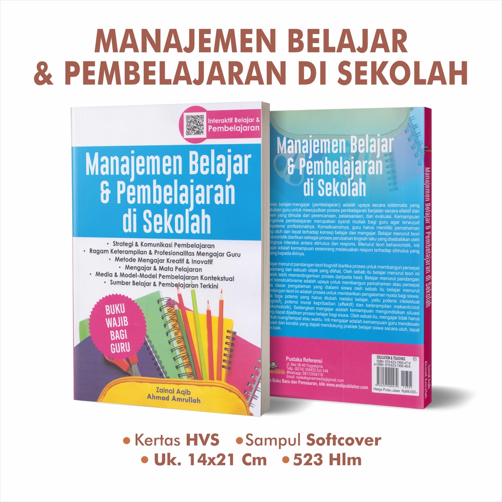 Jual Buku Belajar Manajemen Belajar Dan Pembelajaran Di Sekolah Buku ...