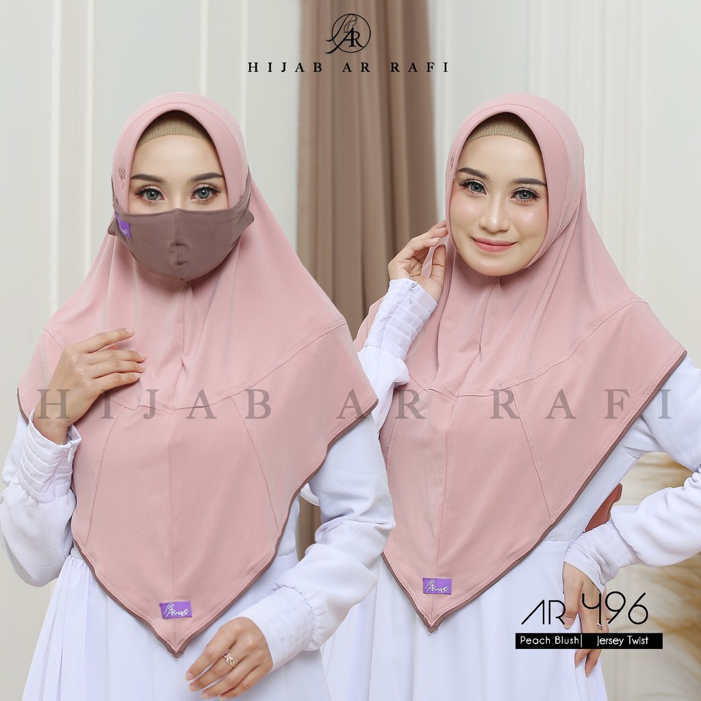 Jual Hijab Ar Rafi Terbaru 2021 Kode Ar 496 Original Free Masker ...