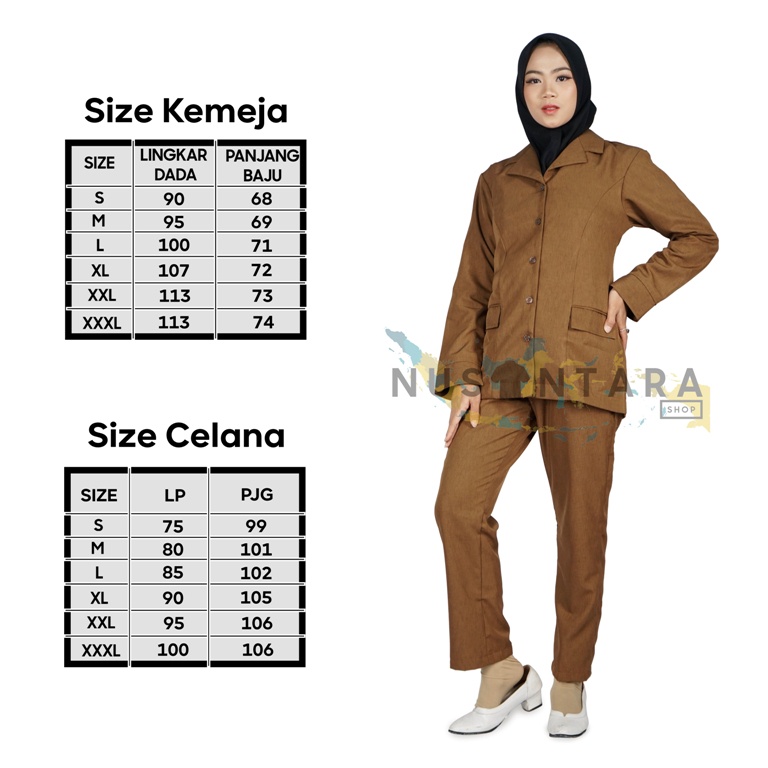 Jual Seragam Pns Wanita Seragam Pemda Wanita Model Saku Bawah Seragam ...