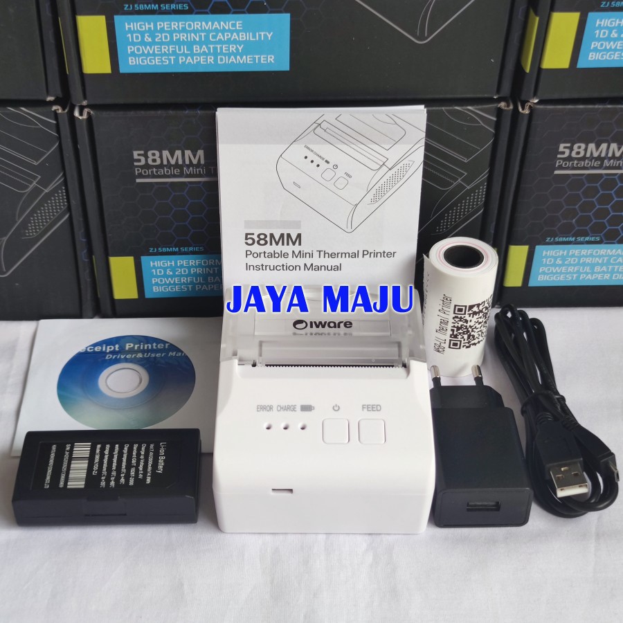Jual MINI PRINTER THERMAL BLUETOOTH IWARE ZJ-5805ii ZJ-5809ii ZJ5809 ...