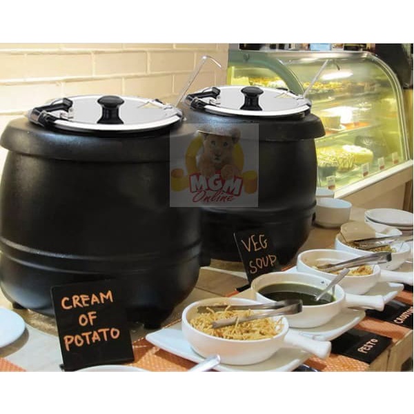 Jual warmer-food- electric soup warmer 10l - pemanas soup 10l tutup