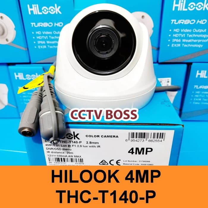 Jual Hilook Camera Cctv Indoor 4mp 1080p Thc T140 P Thc T140p Dome