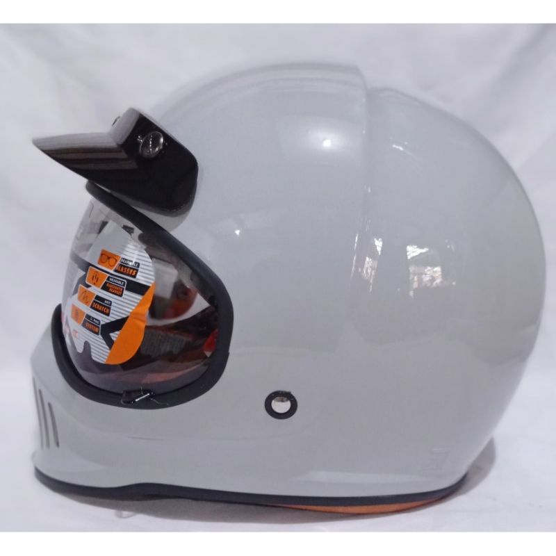 Jual HELM INK TROOPER ASPALTH GREY RETRO CLASIC ORIGINAL | Shopee Indonesia