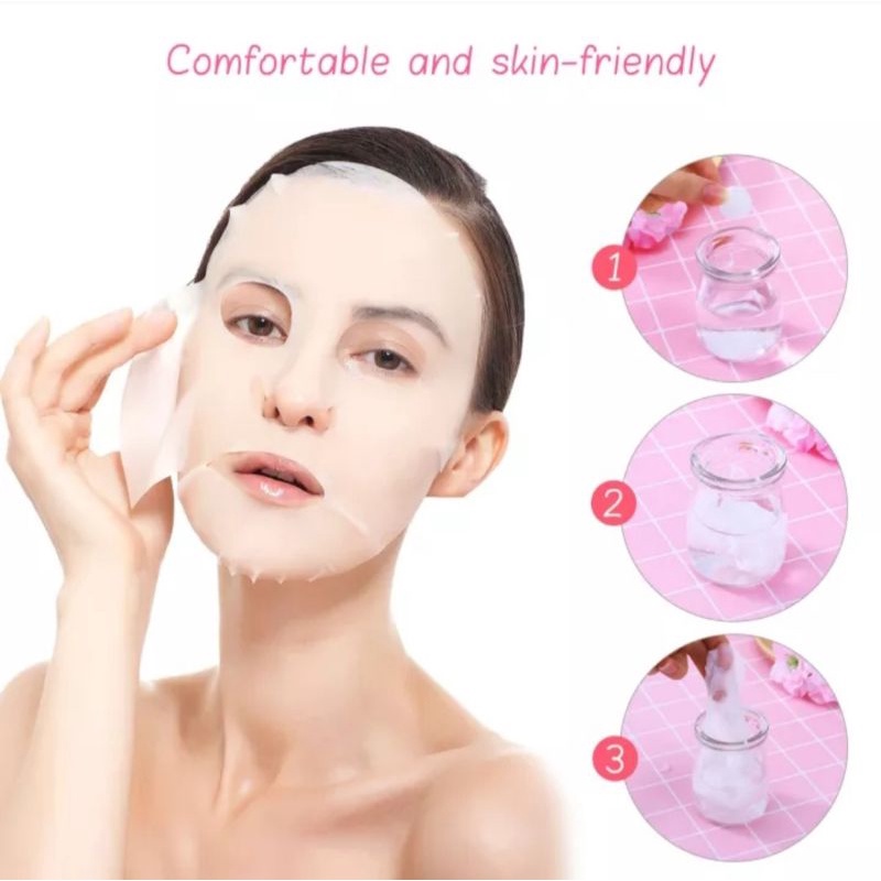 Jual [ 1 PAK ISI 100 Pcs ] Compressed Mask DIY Masker Wajah Paper ...