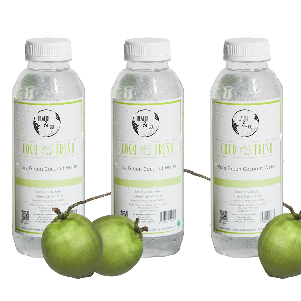 Jual Health & Co Coco Fresh - Minuman Sehat 500 ML (Pack of 3) | Shopee