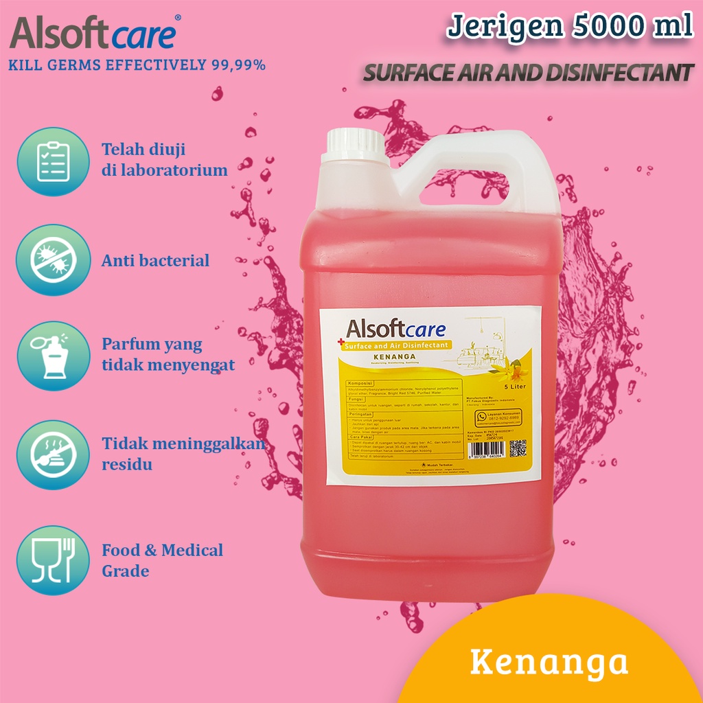 Jual Alsoftcare Disinfektan Pengharum Ruangan Disinfectant Refill 5 ...