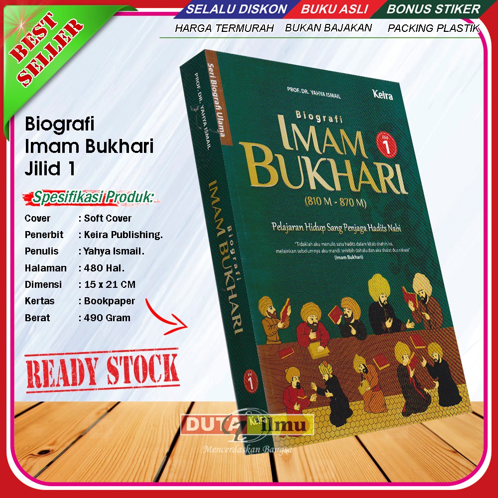 Jual Biografi Imam Bukhari Jilid 1 | Shopee Indonesia