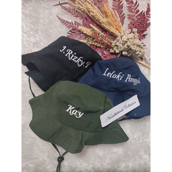 Jual Topi Rimba/Topi Gunung Dewasa GRATIS Bordir Nama/Logo Custom Lewat ...