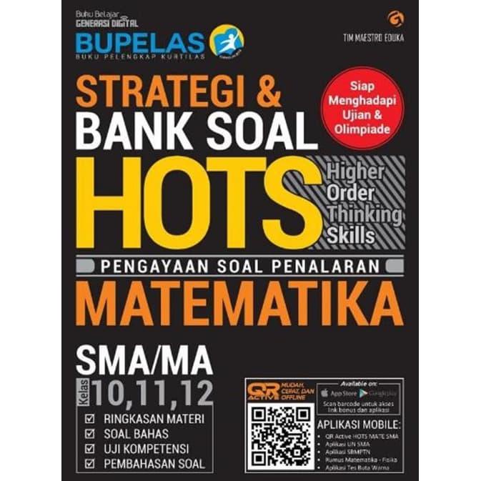 Jual BUKU STRATEGI BANK SOAL HOTS MATEMATIKA KELAS 10-11-12 SMA ...