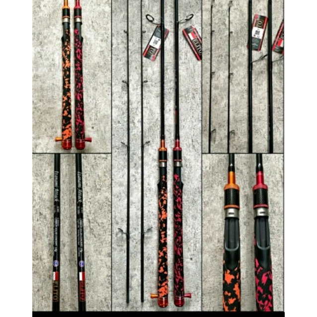 Jual Fishing Rod Joran Spinning ELITO IZANAMI ATTACK Solid Carbon 165 ...