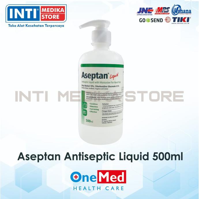 Jual ONEMED Aseptan Aseptic Liquid 500 ML + Dispenser PUMP Shopee