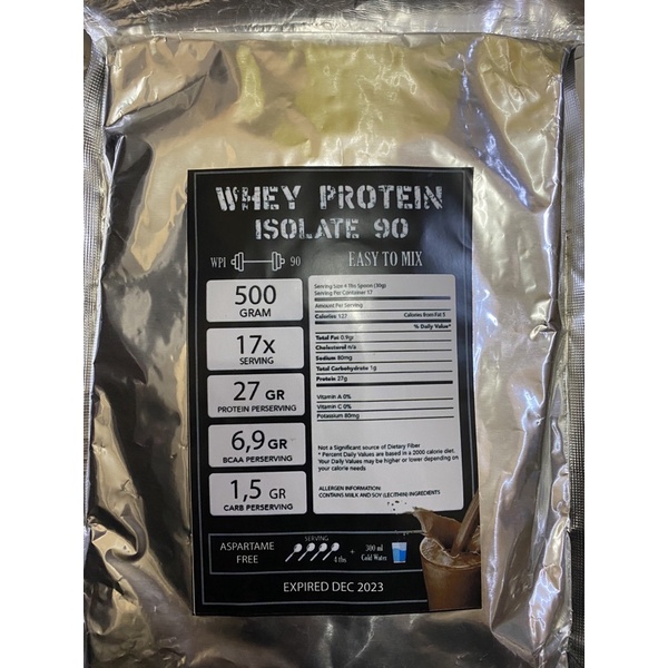 Jual Whey protein isolate rasa coklat | Shopee Indonesia