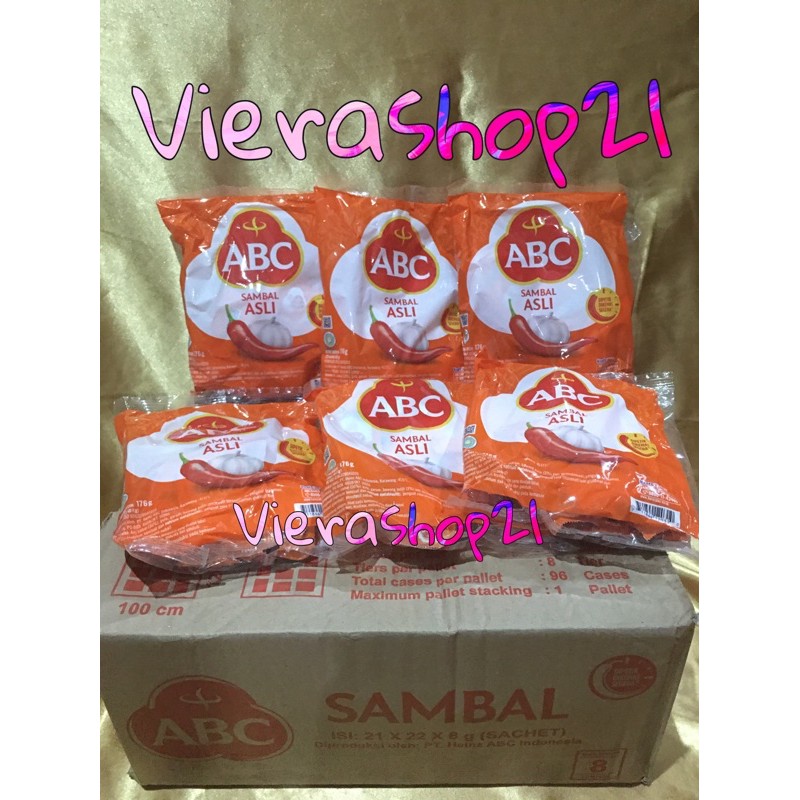 Jual Sambal Asli Abc Sachet Per Pack Shopee Indonesia