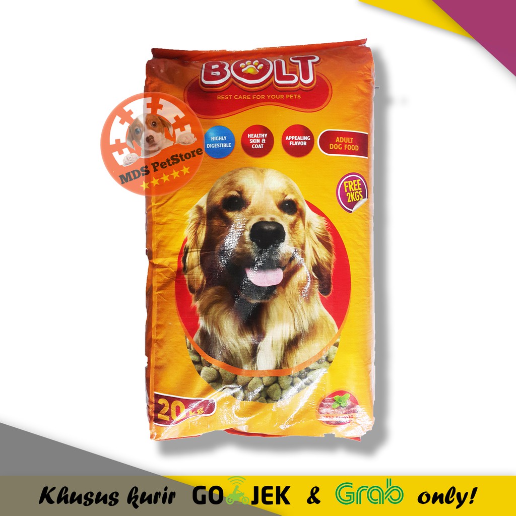 Jual Bolt Dog Food Beef Flavour 20 Kg | Shopee Indonesia