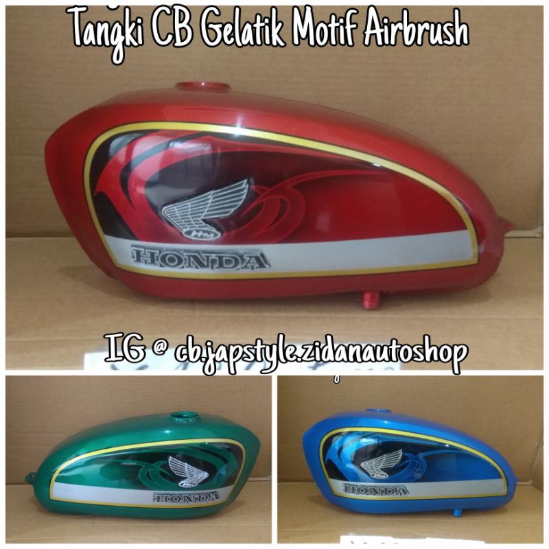 Jual Tangki CB Tengki CB Gelatik CB 100 motif airbrush bisa
