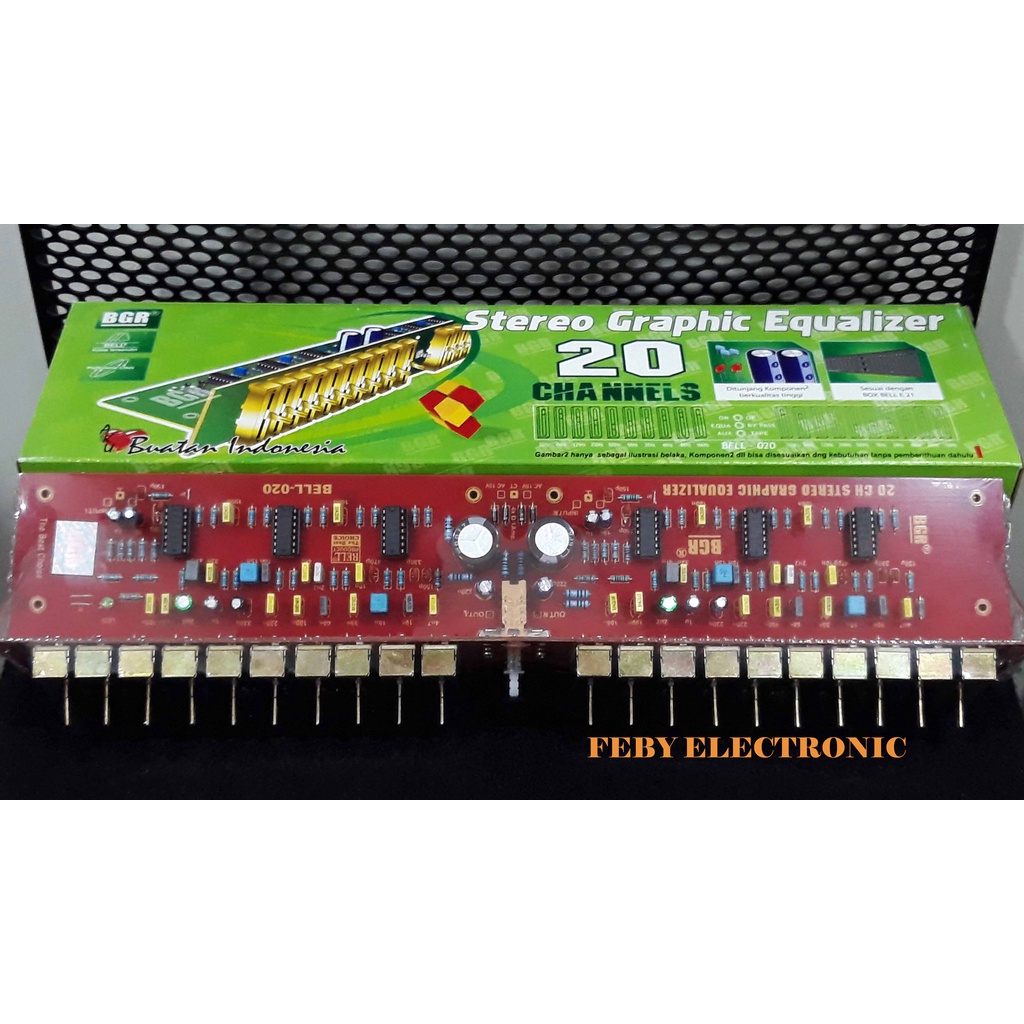 Jual KIT EQUALIZER 20 CHANNEL STEREO GRAPHIC EQUALIZER Shopee Indonesia