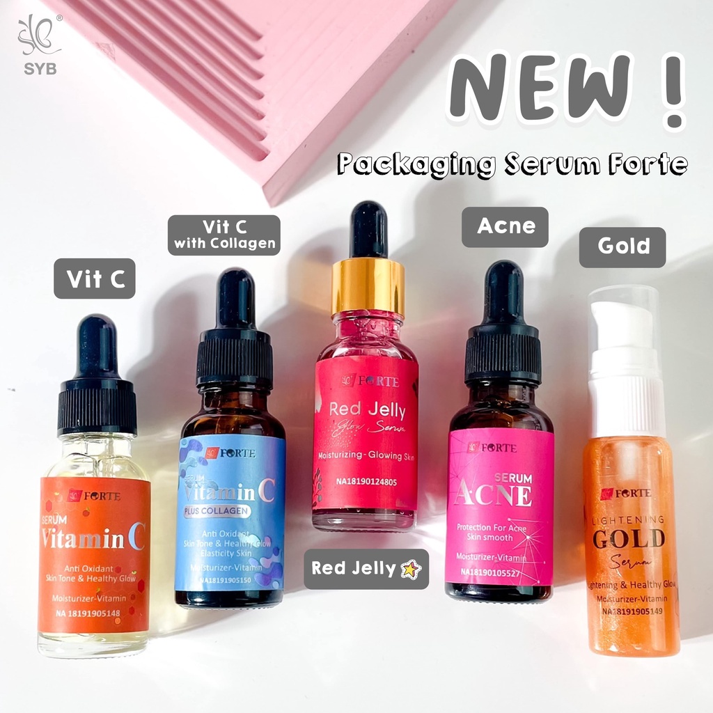 Jual SYB Forte Serum Wajah - Serum Wajah BPOM - Syb Forte Serum 20gram ...