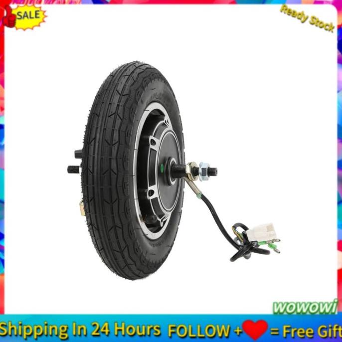 Jual WOWOWI 10IN ELECTRIC SCOOTER HUB MOTOR BRUSHLESS TOOTHLESS 350W ...