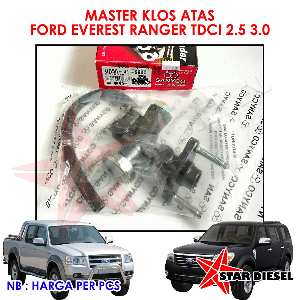 Jual CLUTCH MASTER KLOS MASTER KOPLING ATAS UR56-41-990C SANYCO FORD ...